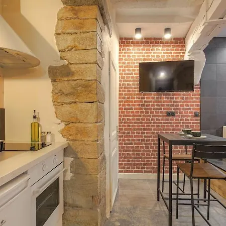 Industrial-style With Bathtub, Vieux-lyon Daire