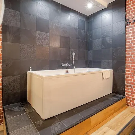 Industrial-style With Bathtub, Vieux-lyon Apartment Lyon